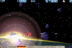 Gradius Advance screenshot 3 for GameBoy Advance